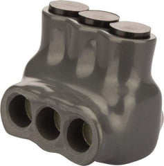 POLARIS nsi - 14 to 6 AWG, Class I, K & M Wire Compatible, Aluminum, Hex Split Bolt Connector - 1.55" OAL, 1.24" Base Width - Apex Tool & Supply