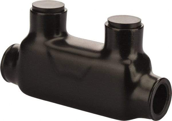 POLARIS nsi - 6 AWG, Class B & C Wire Compatible, Aluminum, Hex Split Bolt Connector - 4" OAL, 1.19" Base Width - Apex Tool & Supply