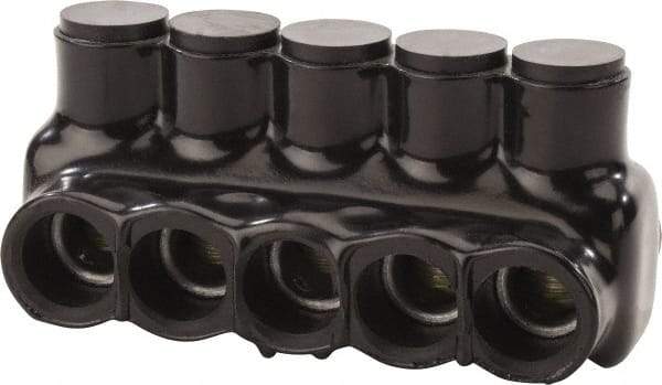 POLARIS nsi - 6 AWG, Class B & C Wire Compatible, Aluminum, Hex Split Bolt Connector - 5.62" OAL, 2.41" Base Width - Apex Tool & Supply