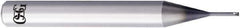 OSG - 2mm, 4 Flute, Single End, Solid Carbide, 0.3mm Corner Radius End Mill - 50mm OAL, 30° Helix, Right Hand Flute, 0.8mm LOC, Right Hand Cut, 8mm Extended Reach - Apex Tool & Supply