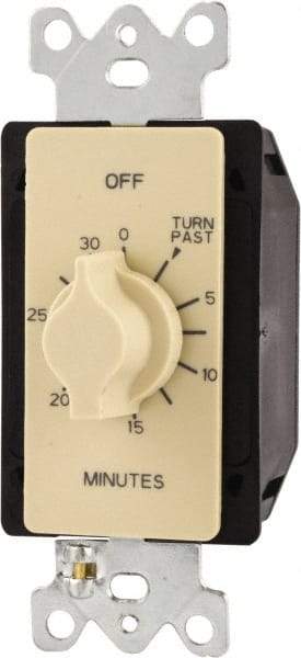 TORK nsi - 0 min to 30 min Indoor Analog Spring-wound Mechanical Timer - 125/250/277 VAC, 50/60 Hz, 2,500 Watts, 48 Modes - Apex Tool & Supply