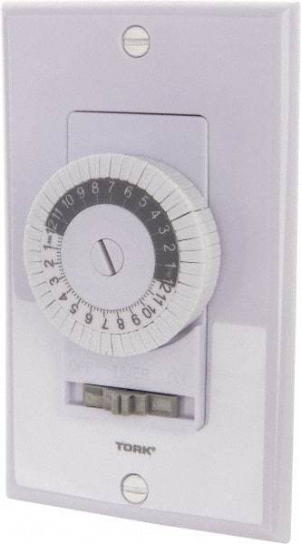 TORK nsi - 30 min Indoor Analog Spring-wound Mechanical Timer - 24 On/Off per wk, 125 VAC, 60 Hz, 2,500 Watts, 48 Modes - Apex Tool & Supply