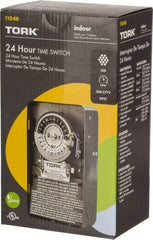 TORK nsi - 20 min to 22 hr Indoor Analog Mechanical Timer Switch - 12 On/Off, 208 to 277 Volts, 60 Hz, 11,080 Watts, 12 Modes - Apex Tool & Supply