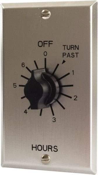 TORK nsi - 0 min to 6 hr Indoor Analog Spring-wound Mechanical Timer - 125/250/277 VAC, 50/60 Hz, 2,500 Watts, 6 Modes - Apex Tool & Supply