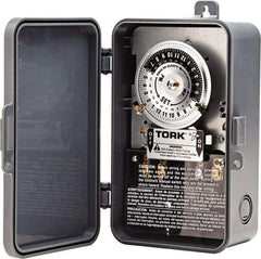 TORK nsi - 20 min to 22 hr Indoor Analog Mechanical Timer Switch - 12 On/Off, 120 Volts, 60 Hz, 4,800 Watts, 12 Modes - Apex Tool & Supply