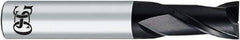 OSG - 3/4", 2-1/4" LOC, 3/4" Shank Diam, 5" OAL, 2 Flute, Solid Carbide Square End Mill - Single End, WXL Finish, 35° Helix, Centercutting, Right Hand Cut, Right Hand Flute - Apex Tool & Supply