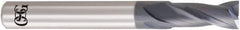 OSG - 3/8", 3/4" LOC, 3/8" Shank Diam, 2-3/4" OAL, 2 Flute, Solid Carbide Square End Mill - Single End, WXL Finish, 30° Helix, Centercutting, Right Hand Cut, Right Hand Flute - Apex Tool & Supply