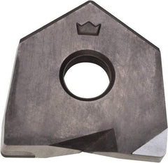 Millstar - BDS0500 Grade CM10 CBN Milling Insert - Uncoated, 0.1" Thick, 1/2" Inscribed Circle, 1/32" Corner Radius - Apex Tool & Supply
