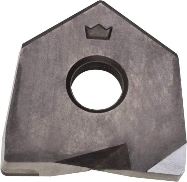 Millstar - BDS32 Grade CM10 PCD Milling Insert - Uncoated, 0.2" Thick, 32mm Inscribed Circle, 2mm Corner Radius - Apex Tool & Supply