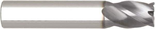 Niagara Cutter - 25mm, 4 Flute, Single End, Solid Carbide, 0.03mm Corner Radius End Mill - 147mm OAL, Right Hand Flute, 75mm LOC, Right Hand Cut - Apex Tool & Supply