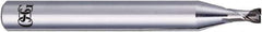 OSG - 1.5mm, 2 Flute, CBN, 0.2mm Corner Radius End Mill - 50mm OAL, 30° Helix, Right Hand Flute, 0.9mm LOC, Right Hand Cut, - Apex Tool & Supply