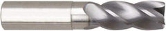 Niagara Cutter - 1", 4 Flute, Single End, Solid Carbide, 0.03" Corner Radius End Mill - 5" OAL, Right Hand Flute, 2" LOC, Right Hand Cut, 3" Extended Reach - Apex Tool & Supply