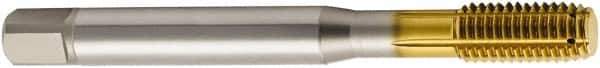 Seco - M12x1.25 Metric 6HX H6 Thread Limit Modified Bottoming Thread Forming Tap - Vanadium High Speed Steel, TiN Finish, 100mm OAL, 21mm Thread Length, Right Hand Thread - Apex Tool & Supply