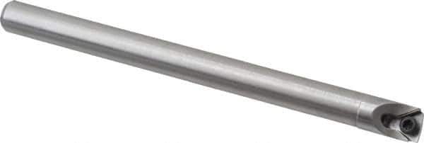 Hertel - 0.438" Min Bore Diam, 5" OAL, 3/8" Shank Diam, HBBQ Indexable Boring Bar - 1-1/2" Max Bore Depth, TPC.. Insert, Screw Holding Method - Apex Tool & Supply