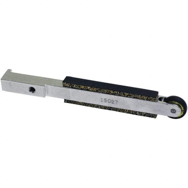 Dynabrade - 1/8" Wide Contact Arm - 1/4" Belt Width, Rubber - Apex Tool & Supply