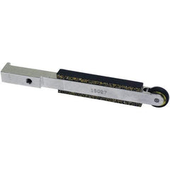 Dynabrade - 1/8" Wide Contact Arm - 1/4" Belt Width, Rubber - Apex Tool & Supply