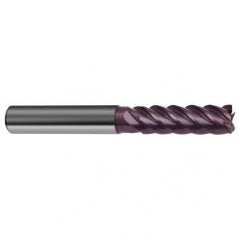 3/8" Dia. - 4" OAL - 5 FL Variable Helix Firex Carbide End Mill - Apex Tool & Supply