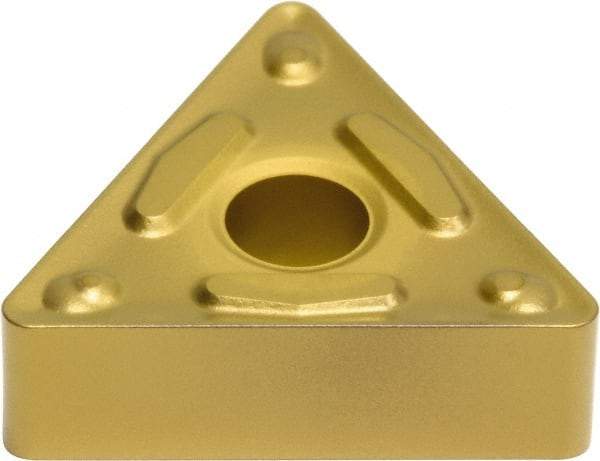 Sumitomo - TNMG666 ENG Grade AC830P Carbide Turning Insert - Al2O3 Finish, 60° Triangle, 3/4" Inscr Circle, 3/8" Thick, 3/32" Corner Radius - Apex Tool & Supply