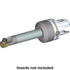 Kennametal - NG2L Insert, 110mm Head Length, Modular Grooving Cutting Unit Head - Right Hand Cut, System Size KM40, Through Coolant, Series Top Notch - Apex Tool & Supply