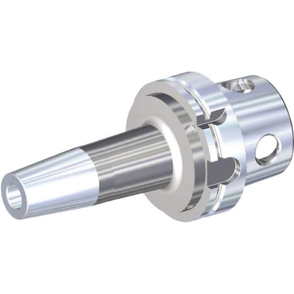 Kennametal - 16mm Hole Diam, KM4X100 Modular Connection Shrink Fit Tool Holder & Adapter - 100mm Projection, 27mm Nose Diam, 39mm Clamping Depth, 15,000 RPM, Through Coolant - Exact Industrial Supply