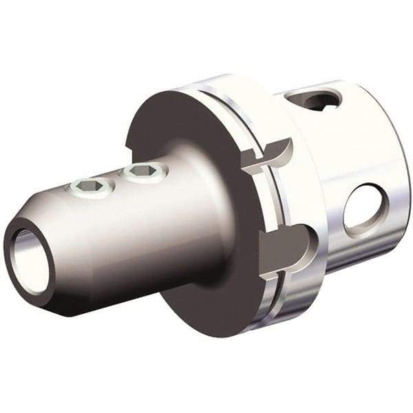 Kennametal - KM4X100 Modular Connection 1-1/2" Hole End Mill Holder/Adapter - 2-3/4" Nose Diam, 4-1/2" Projection, Through-Spindle Coolant - Exact Industrial Supply