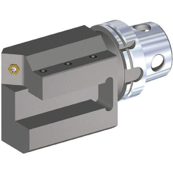 Kennametal - Left Hand Cut, Size KM4X100, Modular Turning & Profiling Cutting Unit Head - 180mm Head Length, Through Coolant - Apex Tool & Supply