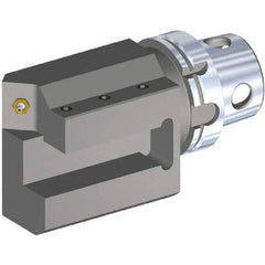 Kennametal - Left Hand Cut, Size KM4X100, Modular Turning & Profiling Cutting Unit Head - 180mm Head Length, Through Coolant - Apex Tool & Supply