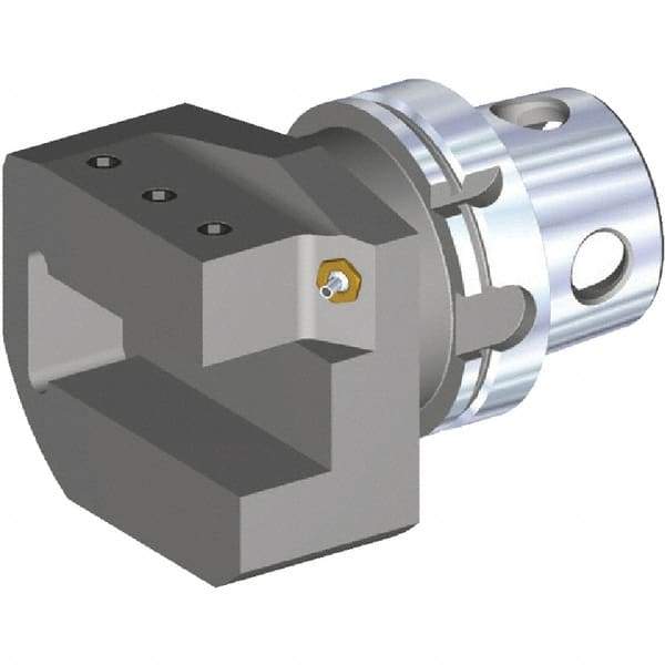 Kennametal - Right Hand Cut, Size KM4X100, Modular Turning & Profiling Cutting Unit Head - 108mm Head Length, Through Coolant - Apex Tool & Supply