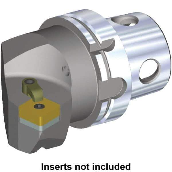 Kennametal - Right Hand Cut, Size KM4X100, SN.. Insert Compatiblity, Internal or External Modular Turning & Profiling Cutting Unit Head - 63mm Ctr to Cutting Edge, 100mm Head Length, Through Coolant - Apex Tool & Supply