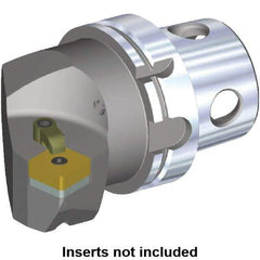 Kennametal - Right Hand Cut, Size KM4X100, SN.. Insert Compatiblity, Internal or External Modular Turning & Profiling Cutting Unit Head - 63mm Ctr to Cutting Edge, 100mm Head Length, Through Coolant - Apex Tool & Supply
