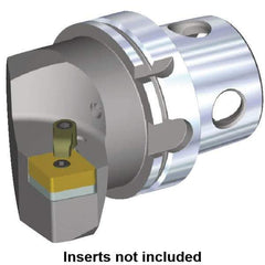 Kennametal - Left Hand Cut, Size KM4X100, CN.. Insert Compatiblity, Modular Turning & Profiling Cutting Unit Head - 58mm Ctr to Cutting Edge, 100mm Head Length, Through Coolant - Apex Tool & Supply