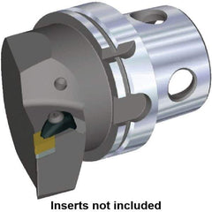 Kennametal - Right Hand Cut, Size KM4X100, DN.. Insert Compatiblity, Modular Turning & Profiling Cutting Unit Head - 63mm Ctr to Cutting Edge, 100mm Head Length, Through Coolant - Apex Tool & Supply
