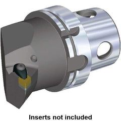 Kennametal - Left Hand Cut, Size KM4X100, DN.. Insert Compatiblity, Internal or External Modular Turning & Profiling Cutting Unit Head - 63mm Ctr to Cutting Edge, 100mm Head Length, Through Coolant - Apex Tool & Supply