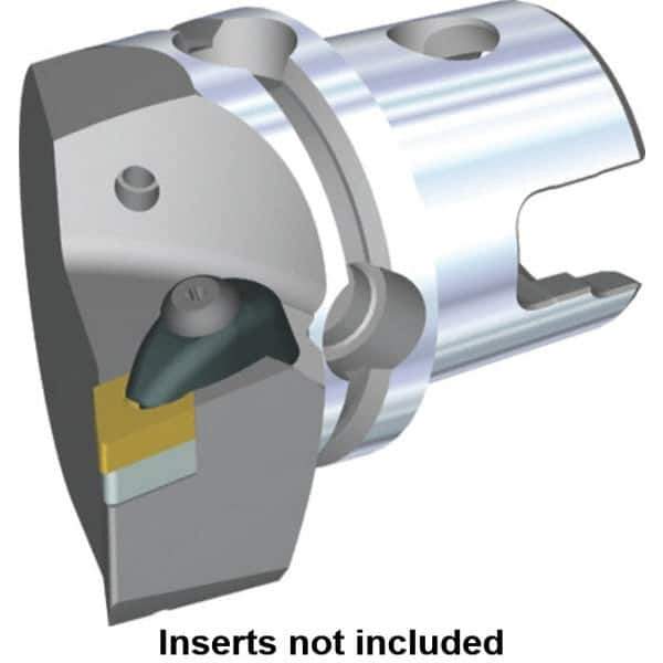 Kennametal - Right Hand Cut, Size KM40, DN.. Insert Compatiblity, Modular Turning & Profiling Cutting Unit Head - 27mm Ctr to Cutting Edge, 50mm Head Length, Through Coolant, Series Kenclamp - Apex Tool & Supply