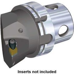 Kennametal - Right Hand Cut, Size KM40, DN.. Insert Compatiblity, Internal or External Modular Turning & Profiling Cutting Unit Head - 27mm Ctr to Cutting Edge, 45mm Head Length, Through Coolant, Series Kenclamp - Apex Tool & Supply