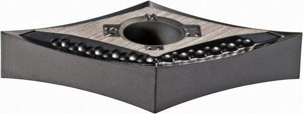 Kennametal - DNMG430 MS Grade KCU10 Carbide Turning Insert - TiAlN Finish, 55° Diamond, 1/2" Inscr Circle, 3/16" Thick, 0.004" Corner Radius - Apex Tool & Supply