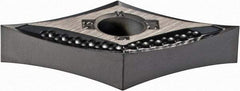 Kennametal - DNMG430 MS Grade KCU10 Carbide Turning Insert - TiAlN Finish, 55° Diamond, 1/2" Inscr Circle, 3/16" Thick, 0.004" Corner Radius - Apex Tool & Supply