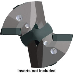 Kennametal - Series KSEM Plus, Head Connection FDS36, 36.53mm Max Diam Pilot Insert Drill Head - 14mm Pilot Drill Diam, 24.99mm Head Length - Apex Tool & Supply