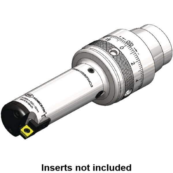 Kennametal - Neutral Hand Cut, 42mm Min Bore Diam, Size KR32 Modular Boring Cutting Unit Head - 3-15/16" Max Bore Depth, Through Coolant - Apex Tool & Supply