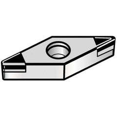 Kennametal - VCGW160404 Grade KBH20 PCBN Turning Insert - 35° Diamond, 3/8" Inscr Circle, 3/16" Thick, 1/64" Corner Radius - Apex Tool & Supply
