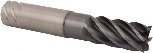 Kennametal - 20mm, 6 Flute, Single End, Solid Carbide, 1mm Corner Radius End Mill - 115mm OAL, 38° Helix, Right Hand Flute, 38mm LOC, Right Hand Cut, 60mm Extended Reach - Apex Tool & Supply