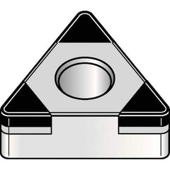 Kennametal - TNGM160408 CB1 Grade KBH20 PCBN Turning Insert - 60° Triangle, 3/8" Inscr Circle, 3/16" Thick, 1/32" Corner Radius - Apex Tool & Supply
