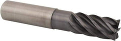 Kennametal - 20mm, 6 Flute, Single End, Solid Carbide, 1mm Corner Radius End Mill - 115mm OAL, 38° Helix, Right Hand Flute, 38mm LOC, Right Hand Cut, 60mm Extended Reach - Apex Tool & Supply
