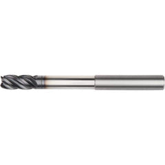 Kennametal - 16mm, 4 Flute, Single End, Solid Carbide, Corner Chamfer End Mill - 150mm OAL, 38° Helix, Right Hand Flute, 32mm LOC, Right Hand Cut, 100mm Extended Reach - Apex Tool & Supply