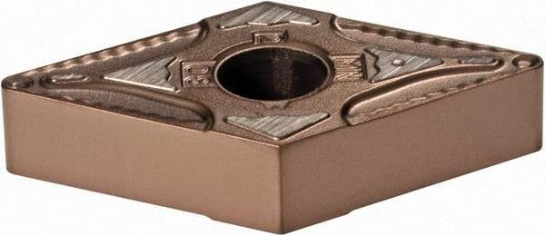 Kennametal - DNMG432 MN Grade KCP25B Carbide Turning Insert - TiCN/Al2O3/TiOCN Finish, 55° Diamond, 1/2" Inscr Circle, 3/16" Thick, 1/32" Corner Radius - Apex Tool & Supply