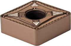 Kennametal - CNMG433 MN Grade KCP25B Carbide Turning Insert - TiCN/Al2O3/TiOCN Finish, 80° Diamond, 1/2" Inscr Circle, 3/16" Thick, 3/64" Corner Radius - Apex Tool & Supply