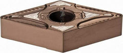 Kennametal - DNMG432 MN Grade KCP10B Carbide Turning Insert - TiCN/Al2O3/TiOCN Finish, 55° Diamond, 1/2" Inscr Circle, 3/16" Thick, 1/32" Corner Radius - Apex Tool & Supply