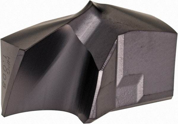 Kennametal - Series KSEM Plus, 25.6mm Diam Grade KCPM45 140° Replaceable Drill Tip - Carbide, TiAlN Finish, 5 Seat Size - Apex Tool & Supply
