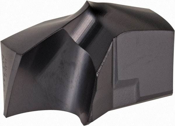 Kennametal - Series KSEM Plus, 25mm Diam Grade KCPM45 140° Replaceable Drill Tip - Carbide, TiAlN Finish, 5 Seat Size - Apex Tool & Supply