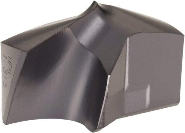 Kennametal - Series KSEM Plus, 1-5/16" Diam Grade KCPM45 140° Replaceable Drill Tip - Carbide, TiAlN Finish, 9 Seat Size - Apex Tool & Supply